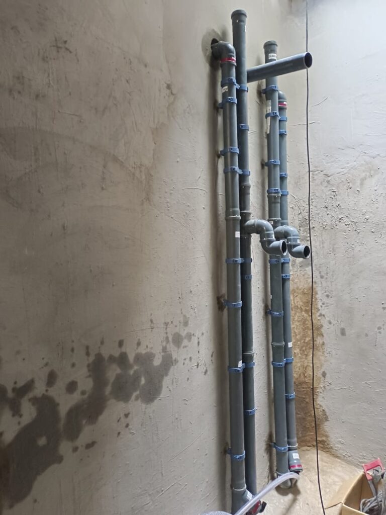 6 Airlift Pipes Installation
